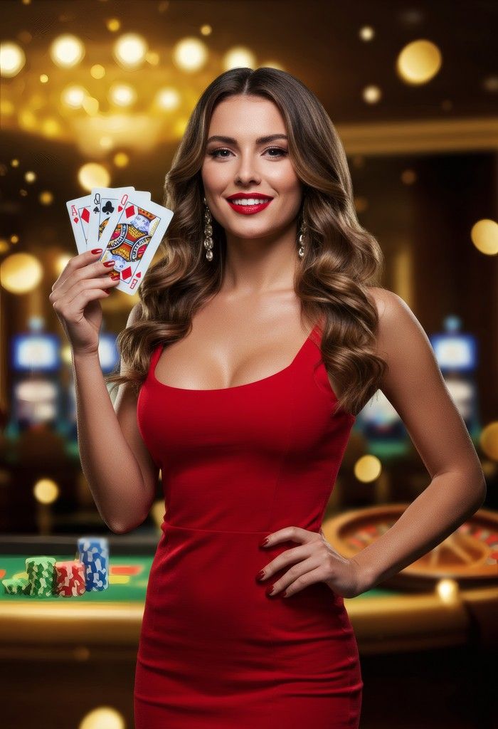 katak777 live-dealer studio with professional blackjack table and multilingual dealer